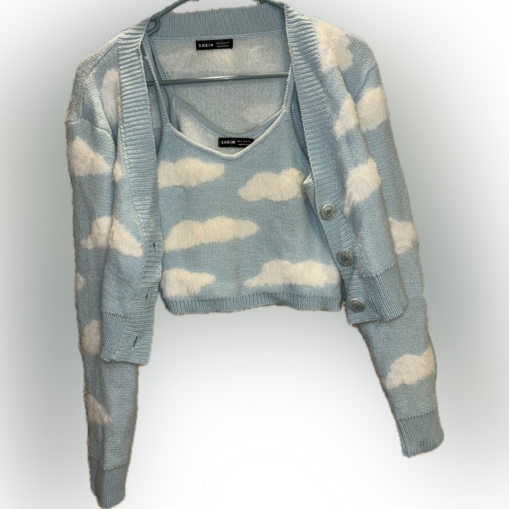Tank Top and Cardigan Set